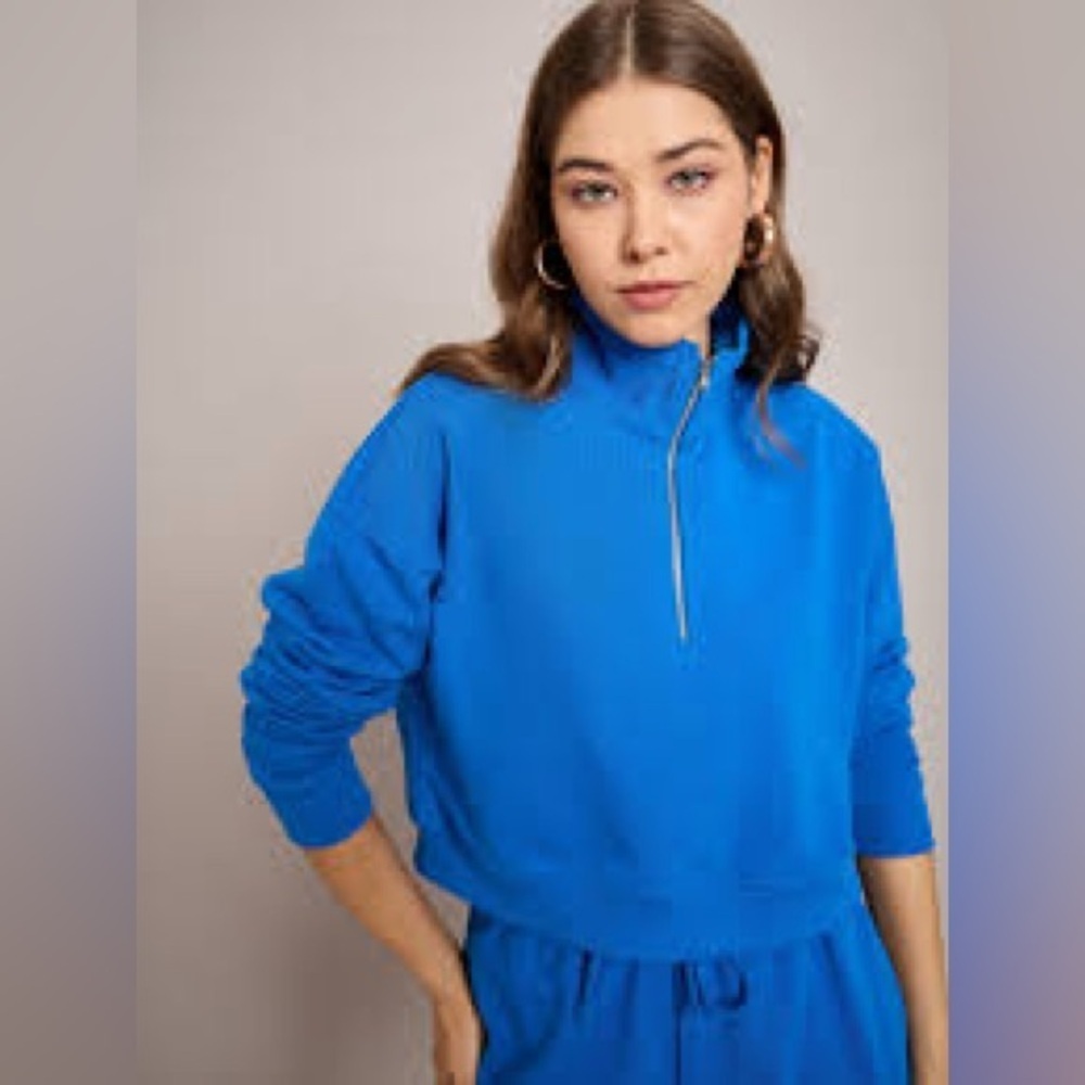 TNA Royal Blue Zip-Up Jacket
